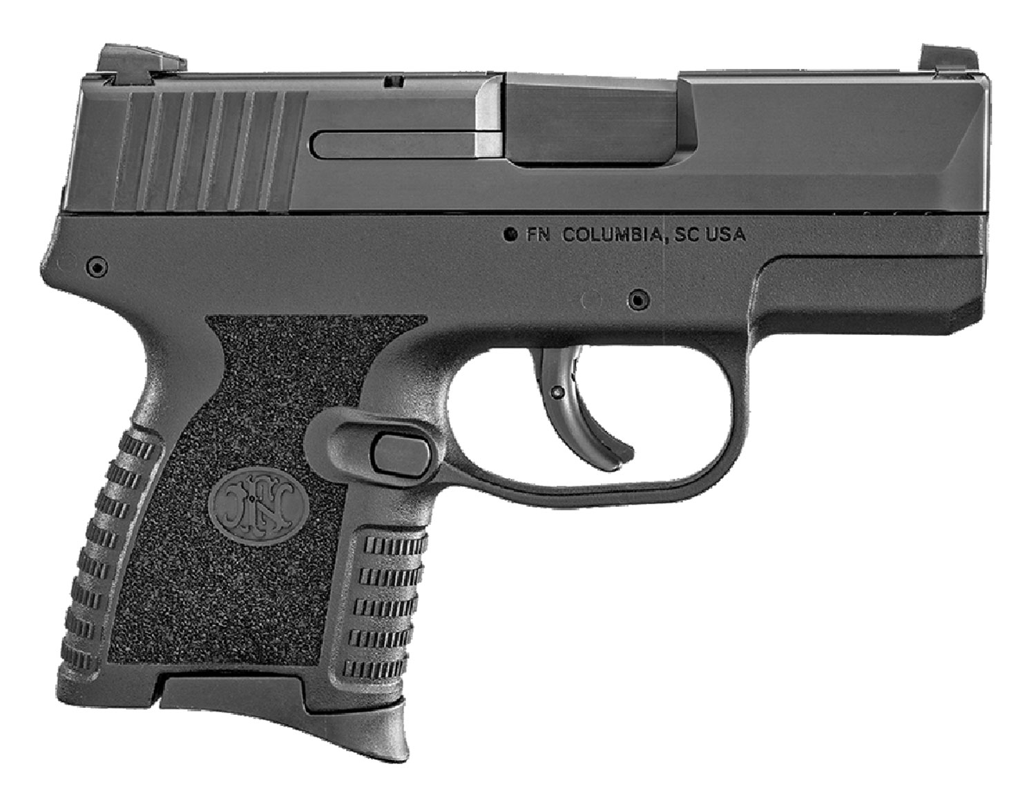 FN 66-100098-1 FN 503 Stiker Standard 9mm 3.1 Fixed 3 Dot Sights Black 1 6-rd & 1 8-rd Ext Mag