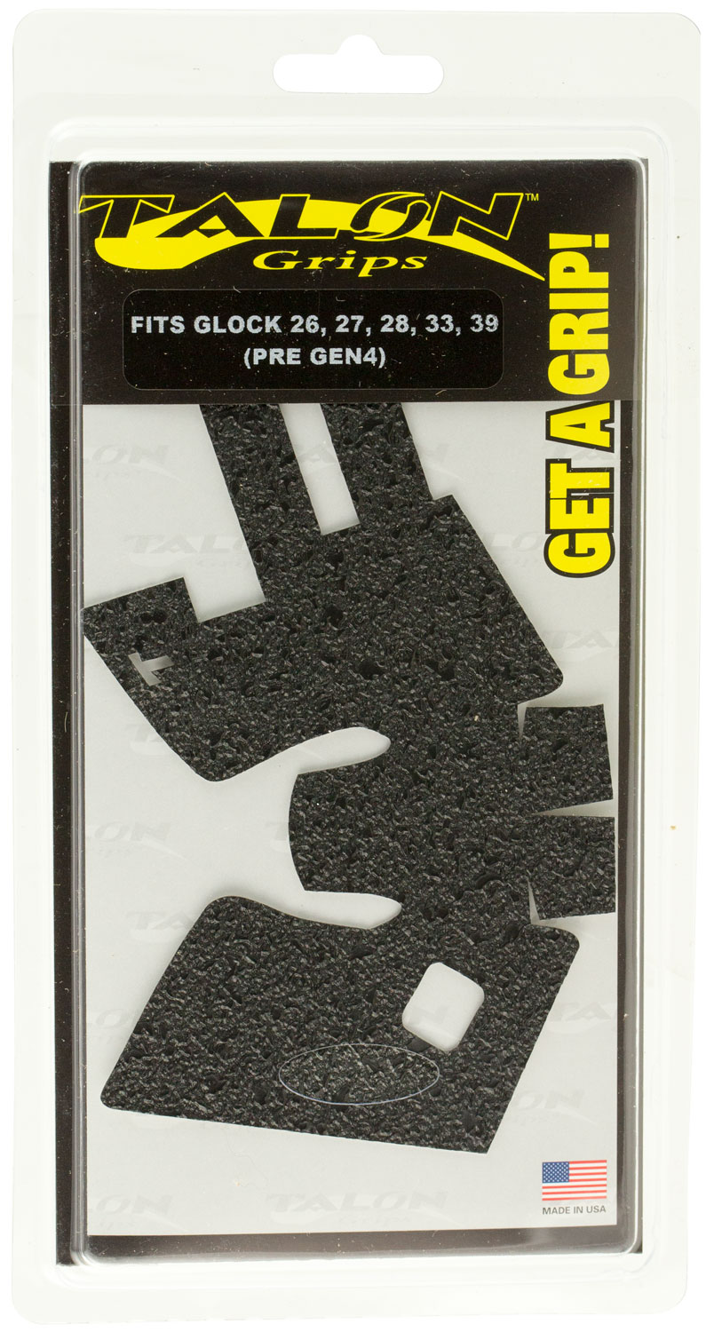 TALON Grips Inc Rubber Grip Adhesive Grip Fits Glock Gen3 26 27 28 33 39-img-0