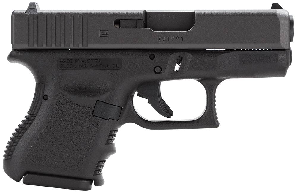 Glock PI3950201 G39 Gen3 Sub-Compact 45 GAP 6+1 3.43" Black Polygonal-img-0