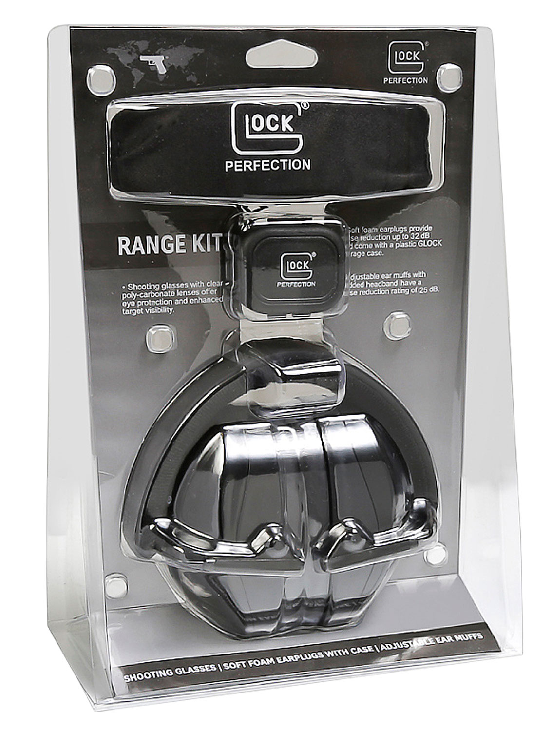Glock Range Kit with Ear Muffs and Eye Glasses - AP60220-img-0