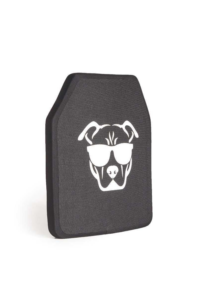 GUARD DOG BODY ARMOR LEVEL IV 10X12 CERAMIC PLATE STAND ALONE 6.5LBS