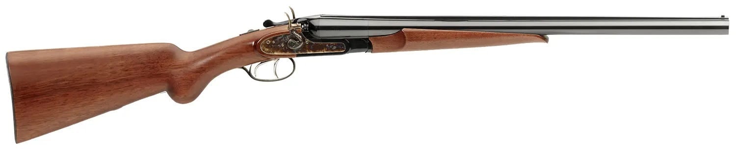 Pietta 1878 Deluxe Coach 12 Gauge Shotgun: Double Barrel, Walnut Stock, Black Finish, 20" Length - PIETTA - 12GA